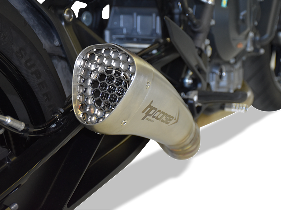 HP CORSE KTM 790 / 890 Duke Slip-on Exhaust "Hydroform Corsa Short Satin" (racing)