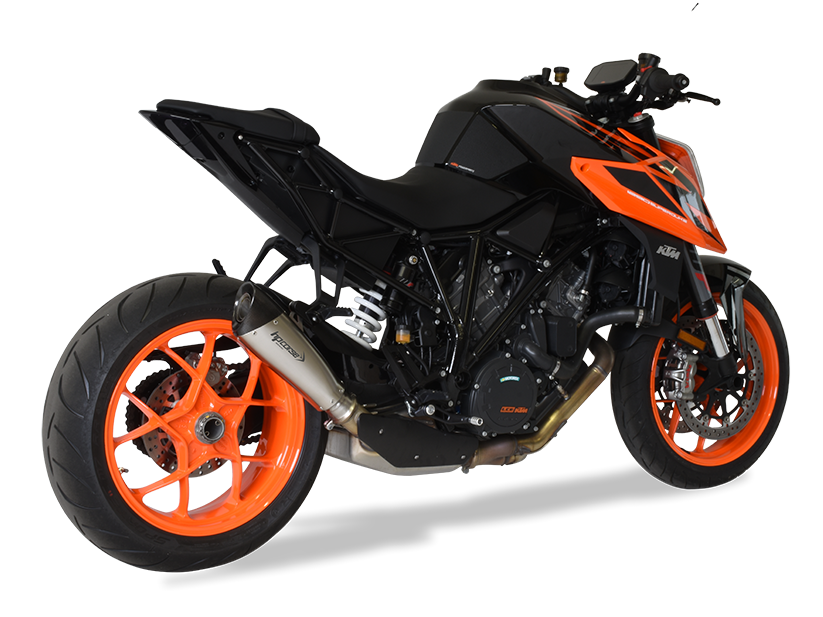 HP CORSE KTM 1290 Super Duke R (2017 – ) Slip-on Exhaust "Evoxtreme Titanium" (racing only)