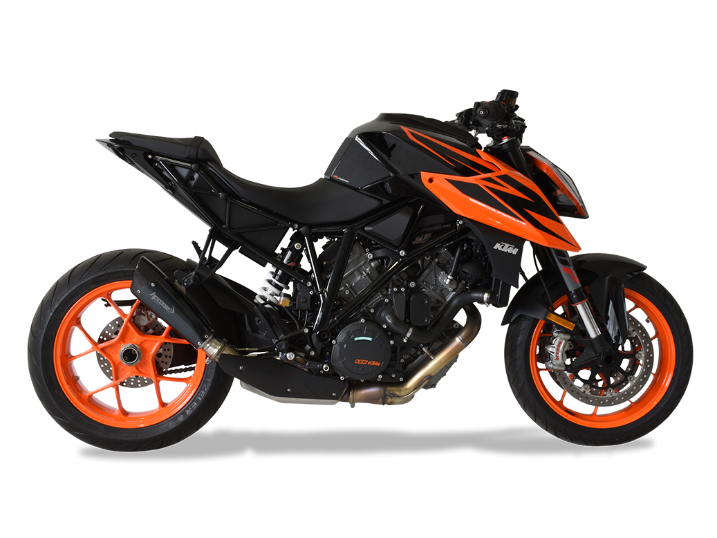 HP CORSE KTM 1290 Super Duke R (2017 – ) Slip-on Exhaust "Evoxtreme Black" (racing only)