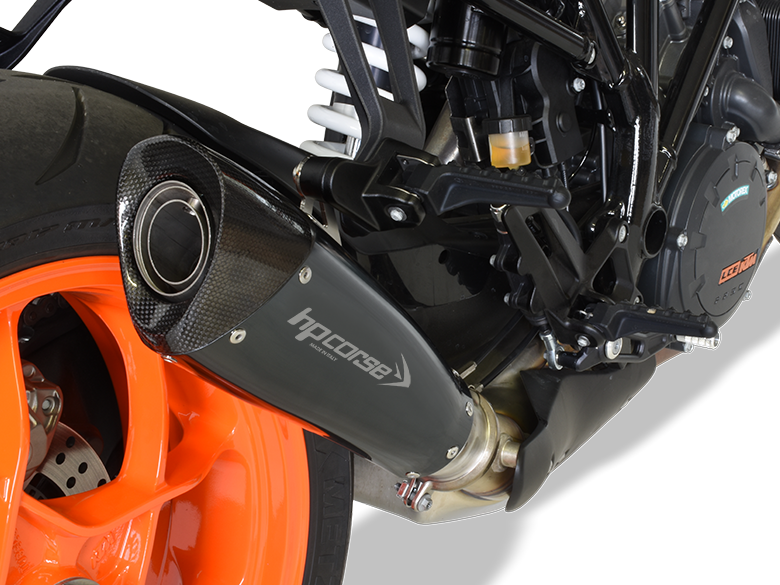 HP CORSE KTM 1290 Super Duke R (2017 – ) Slip-on Exhaust "Evoxtreme Black" (racing only)