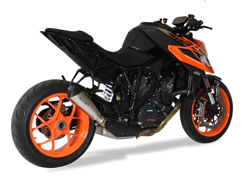 HP CORSE KTM 1290 Super Duke R (2017 – ) Slip-on Exhaust "Evoxtreme Satin" (racing only)