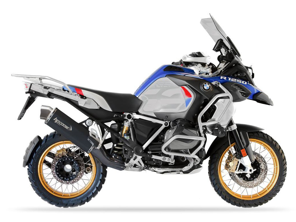 HP CORSE BMW R1250GS Slip-on Exhaust "4-Track R Black" (EU homologated)