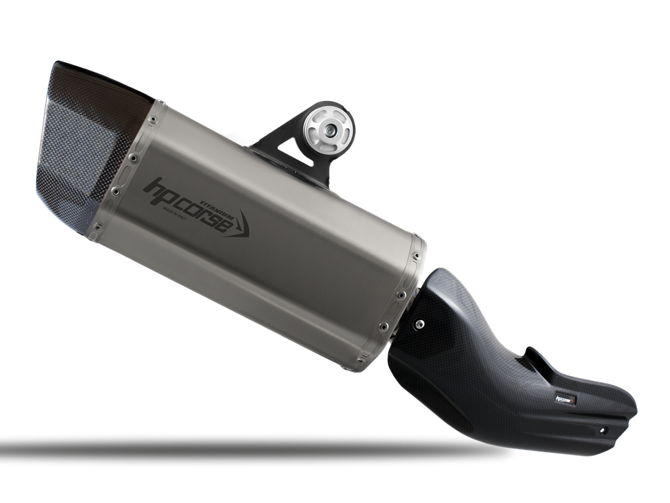 HP CORSE BMW R1250GS Slip-on Exhaust "SP-3 Carbon Short Titanium" (EU homologated)