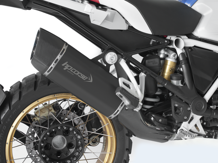 HP CORSE BMW R1250GS Slip-on Exhaust "SP-3 Carbon Short Black" (EU homologated)