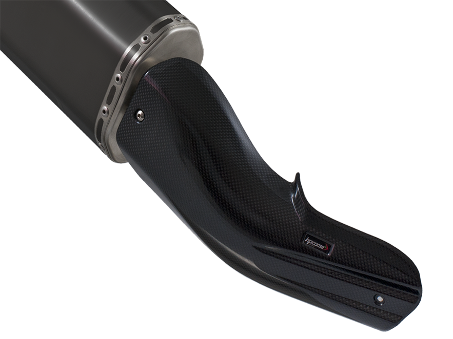 HP CORSE BMW R1250GS Slip-on Exhaust "SP-3 Carbon Short Black" (EU homologated)