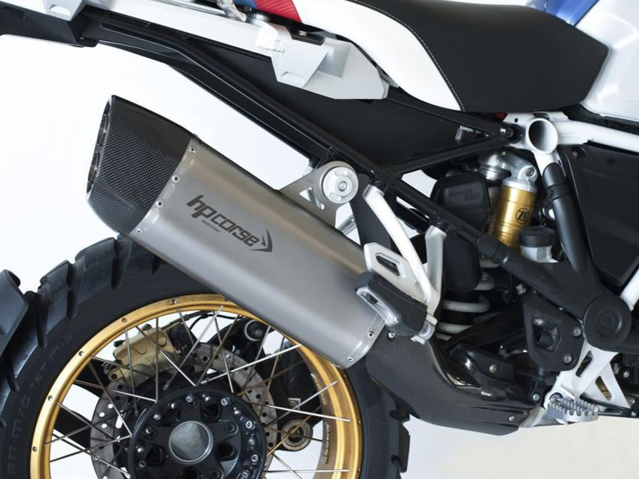 HP CORSE BMW R1250GS Slip-on Exhaust "SP-3 Carbon Short Satin" (EU homologated)