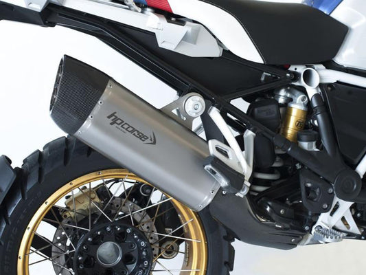 HP CORSE BMW R1250GS Slip-on Exhaust "SP-3 Carbon Short Satin" (EU homologated)