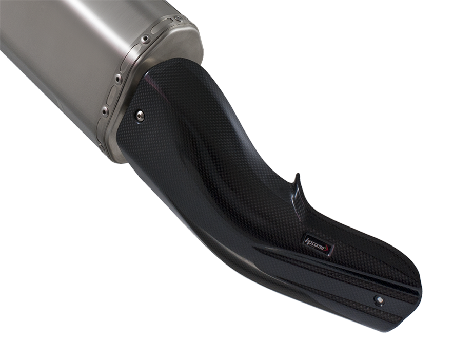 HP CORSE BMW R1200GS / Adventure (13/18) Slip-on Exhaust "4-Track R Titanium" (EU homologated)