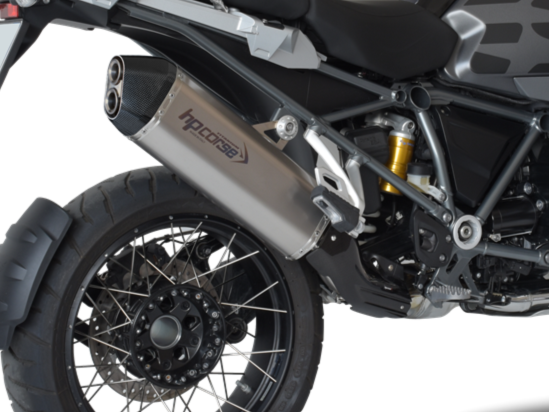 HP CORSE BMW R1200GS / Adventure (13/18) Slip-on Exhaust "SPS Carbon Titanium" (EU homologated)