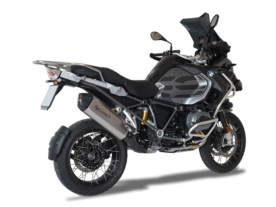 HP CORSE BMW R1200GS / Adventure (13/18) Slip-on Exhaust "SPS Carbon Satin" (EU homologated)