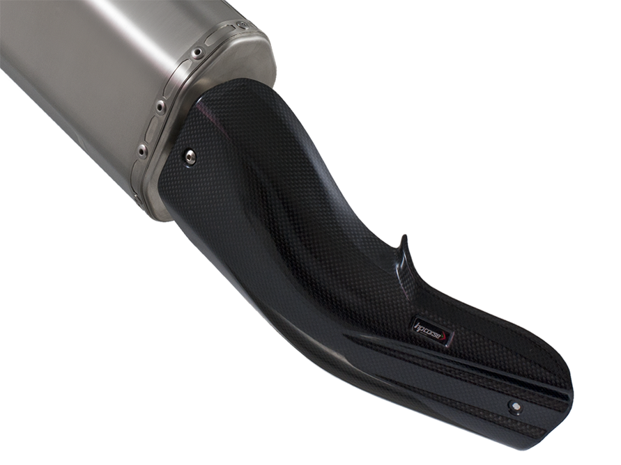 HP CORSE BMW R1200GS / Adventure (13/18) Slip-on Exhaust "SPS Carbon Satin" (EU homologated)