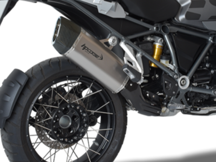 HP CORSE BMW R1200GS / Adventure (13/18) Slip-on Exhaust "SP-3 Carbon Short Satin" (racing)