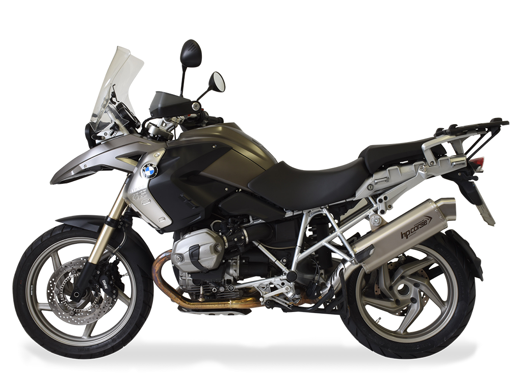 HP CORSE BMW R1200GS (10/12) Slip-on Exhaust "4-Track R Titanium" (EU homologated)