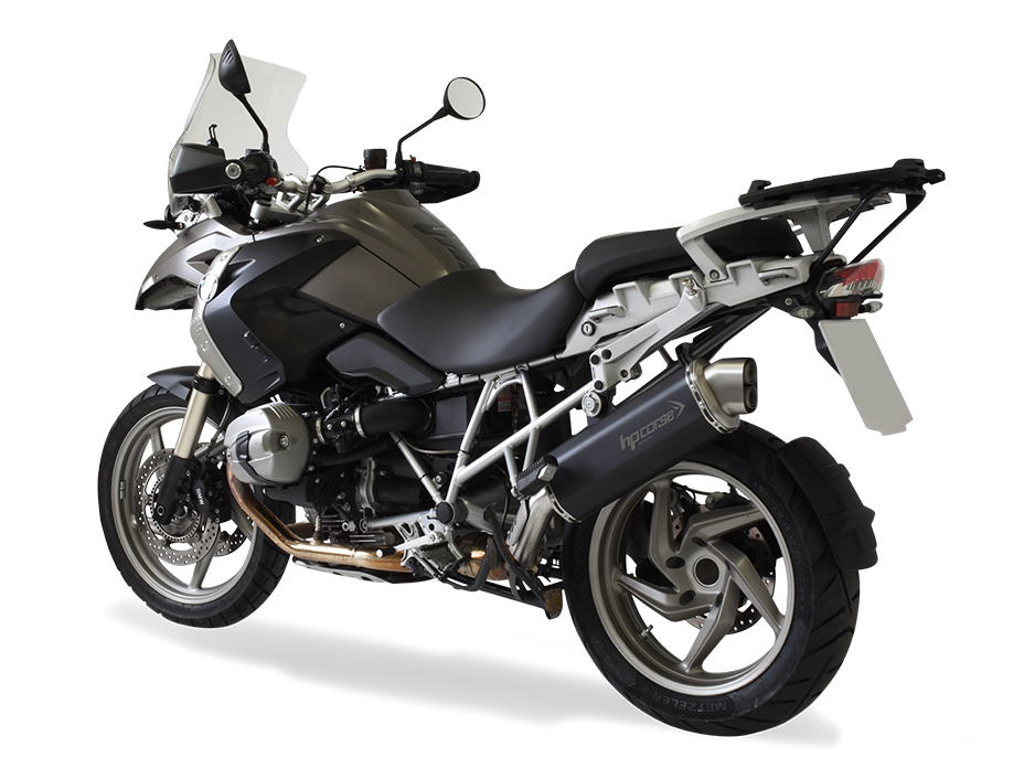 HP CORSE BMW R1200GS (10/12) Slip-on Exhaust "4-Track R Black" (EU homologated)