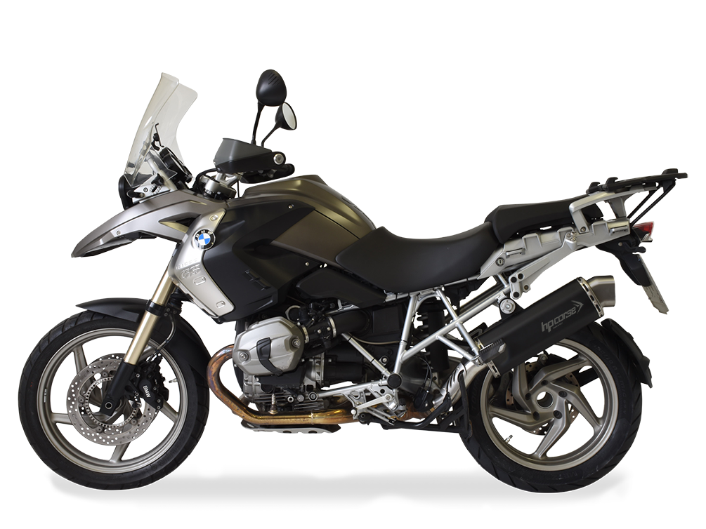 HP CORSE BMW R1200GS (10/12) Slip-on Exhaust "4-Track R Black" (EU homologated)