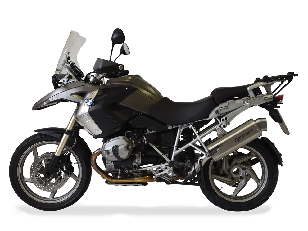 HP CORSE BMW R1200GS (10/12) Slip-on Exhaust "4-Track R Satin" (EU homologated)