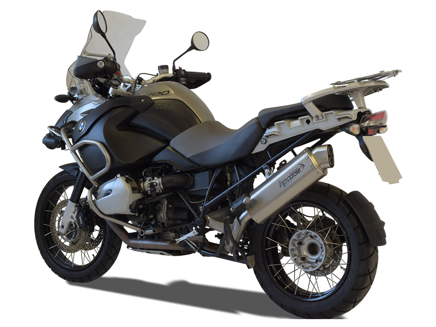 HP CORSE BMW R1200GS (04/09) Slip-on Exhaust "4-Track R Titanium" (EU homologated)