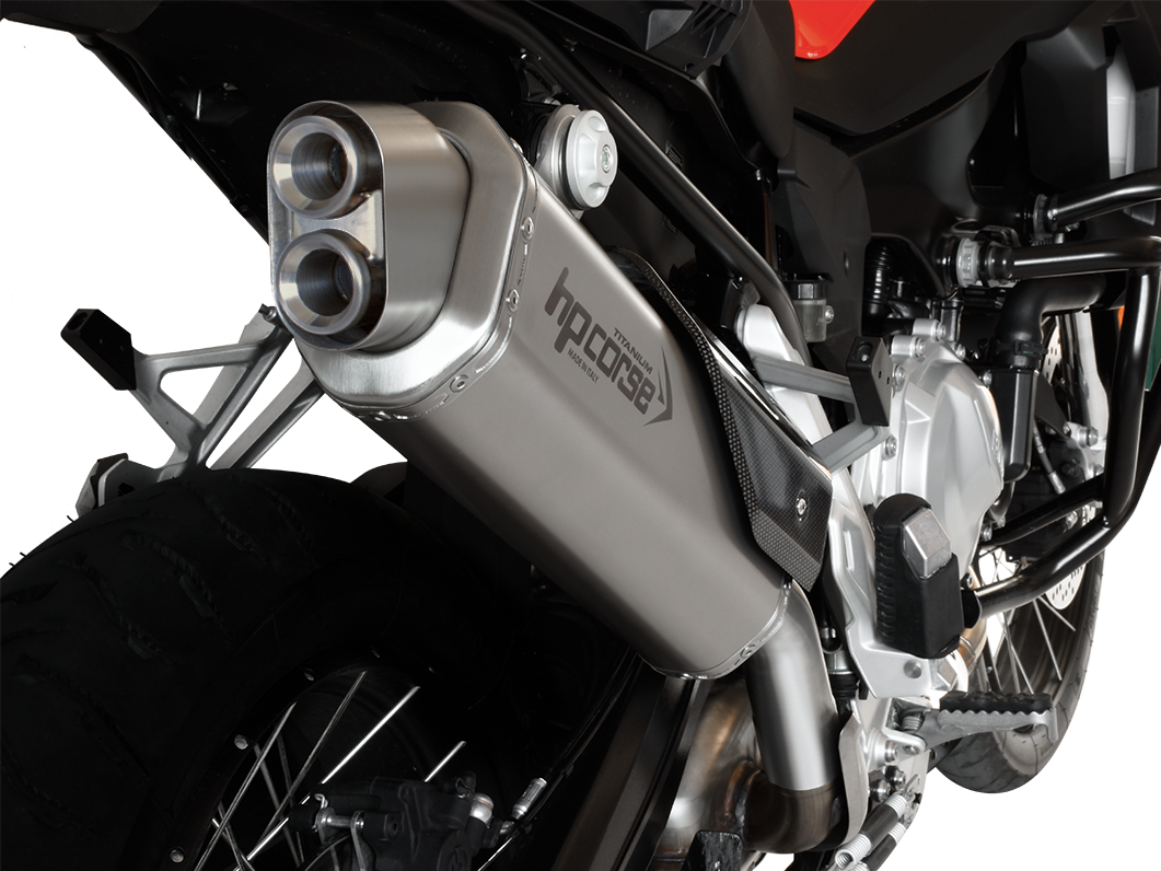 HP CORSE BMW F850GS Slip-on Exhaust "4-Track R Titanium" (EU homologated)