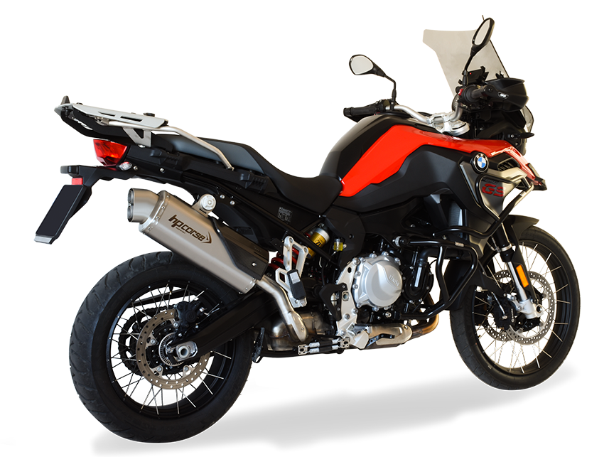 HP CORSE BMW F850GS Slip-on Exhaust "4-Track R Satin" (EU homologated)