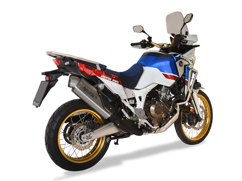 HP CORSE Honda CRF1000L Africa Twin Slip-on Exhaust "4-Track R Titanium" (EU homologated)