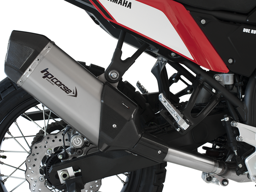 HP CORSE Yamaha Tenere 700 Slip-on Exhaust "SPS Carbon Short Satin" (EU homologated)