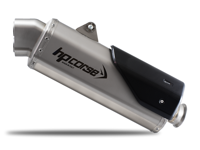 HP CORSE KTM Adventure / Super Adventure (13/20) Slip-on Exhaust "4-Track R Satin" (EU homologated)