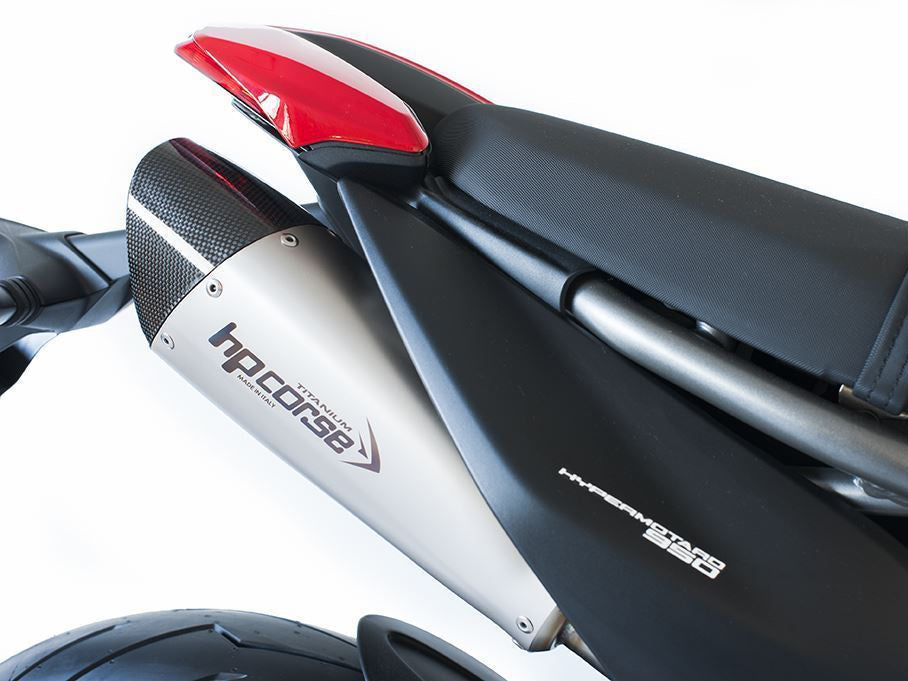 HP CORSE Ducati Hypermotard 950 Slip-on Exhaust "Evoxtreme 260 Titanium" (EU homologated)