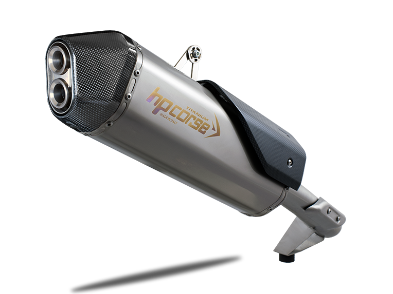 HP CORSE Triumph Tiger 1200 (18/21) Slip-on Exhaust "SPS Carbon Titanium" (EU homologated)