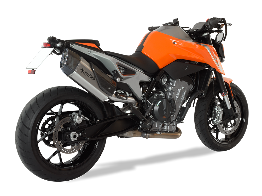 HP CORSE KTM 790 / 890 Duke Slip-on Exhaust "SP-3 Carbon Short Titanium" (EU homologated)