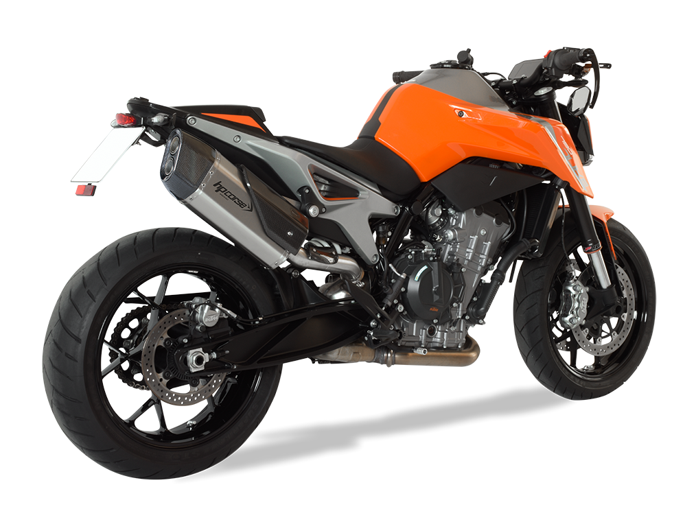 HP CORSE KTM 790 / 890 Duke Slip-on Exhaust "SP-3 Carbon Short Satin" (EU homologated)