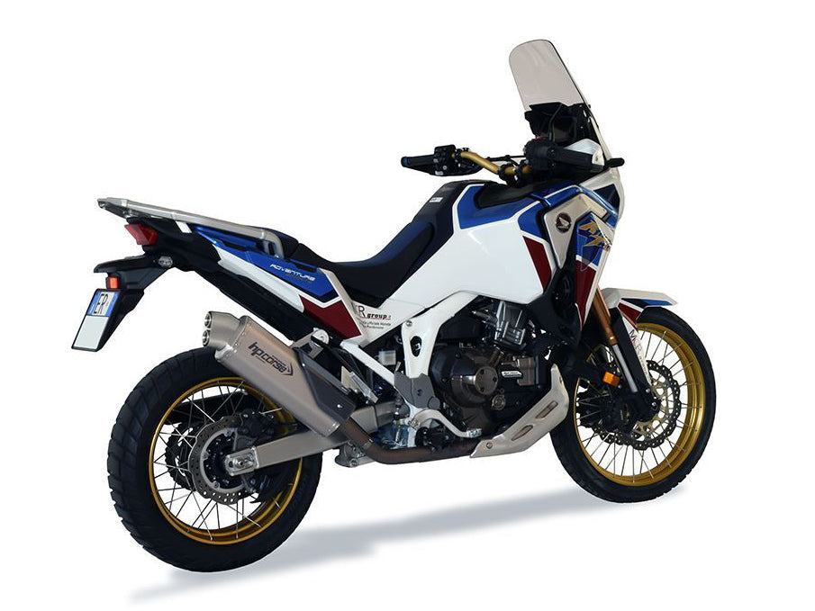 HP CORSE Honda CRF1100L Africa Twin Slip-on Exhaust "4-Track R Titanium" (EU homologated)