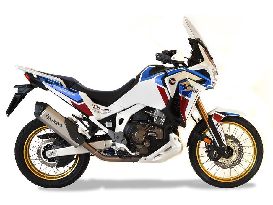 HP CORSE Honda CRF1100L Africa Twin Slip-on Exhaust "SPS Carbon Titanium" (EU homologated)