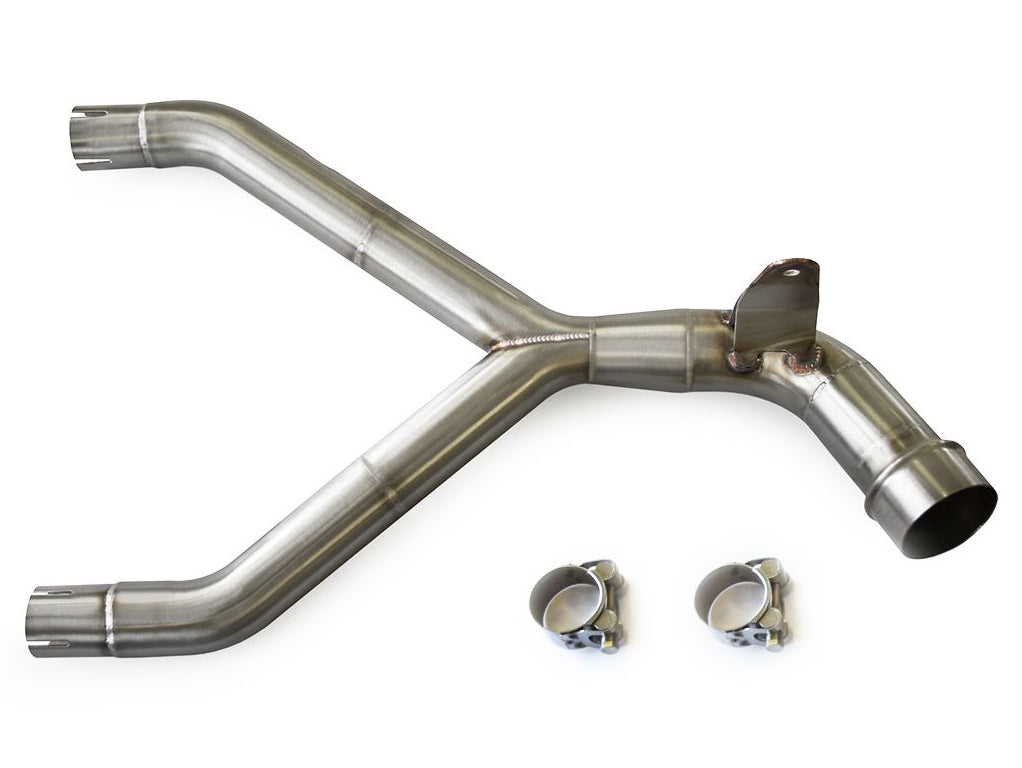 HP CORSE Moto Guzzi V85 TT (2019+) 2-in-1 Header Pipes "Decatalyst" (Racing)