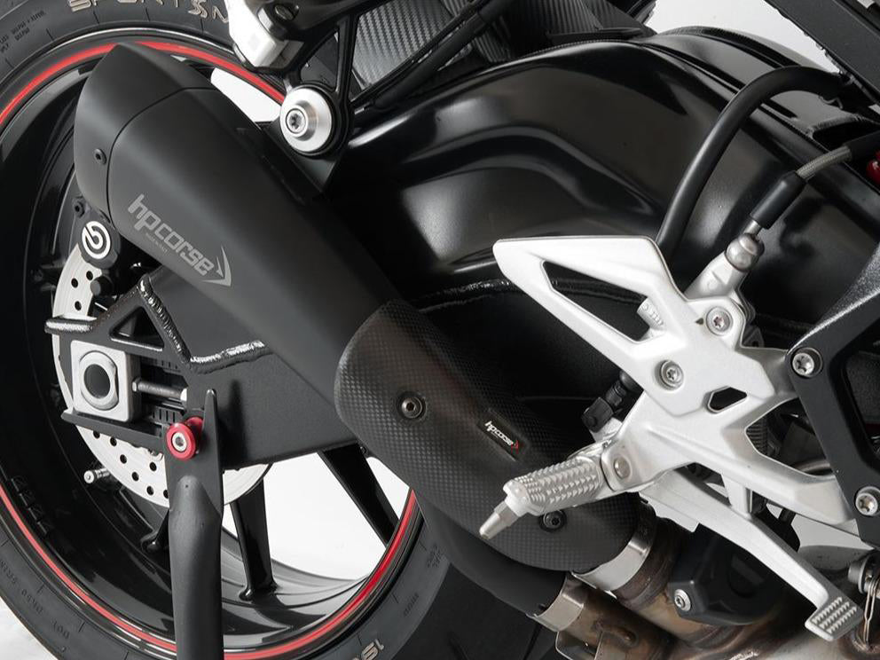 HP CORSE BMW S1000R Slip-on Exhaust "Hydroform Short R Black" (EU homologated)