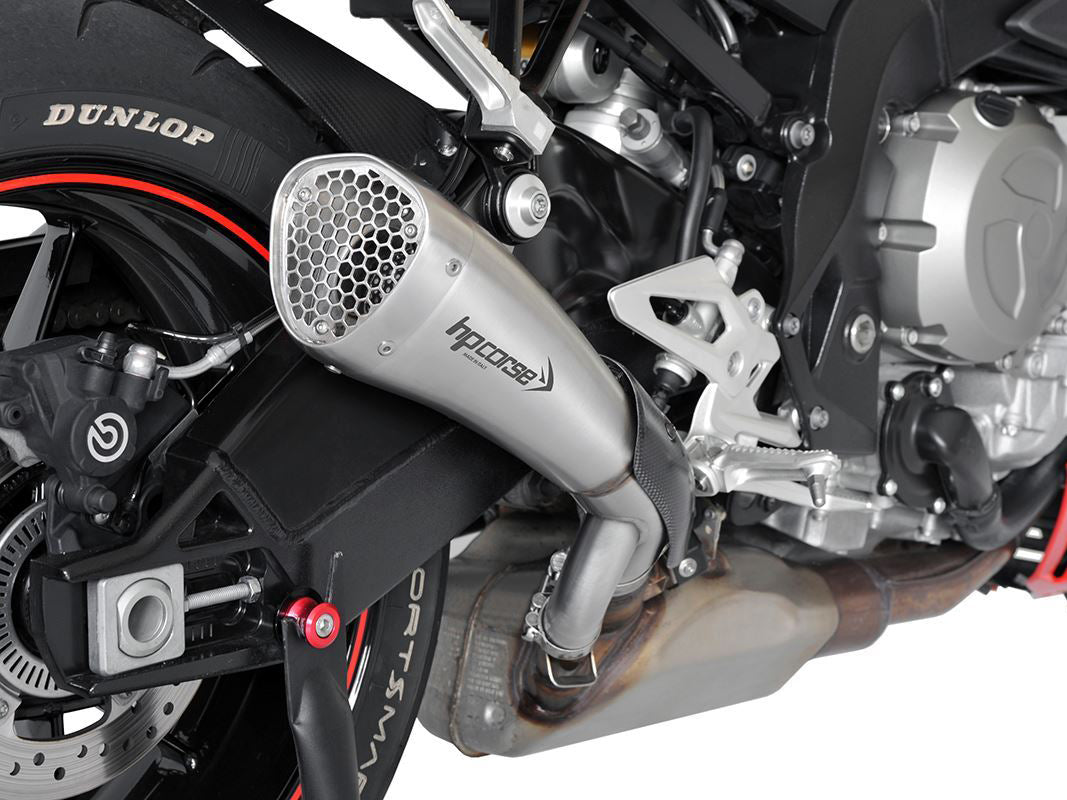 HP CORSE BMW S1000R Slip-on Exhaust "Hydroform Short R Satin" (EU homologated)