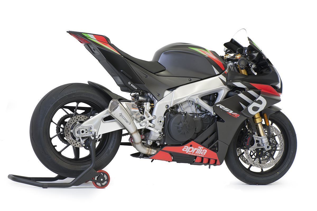 HP CORSE Aprilia RSV4 (19/20) Slip-on Exhaust "Hydroform Short Satin" (racing)