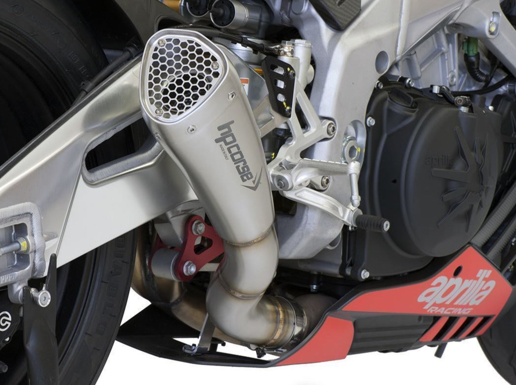 HP CORSE Aprilia RSV4 (19/20) Slip-on Exhaust "Hydroform Short Satin" (racing)