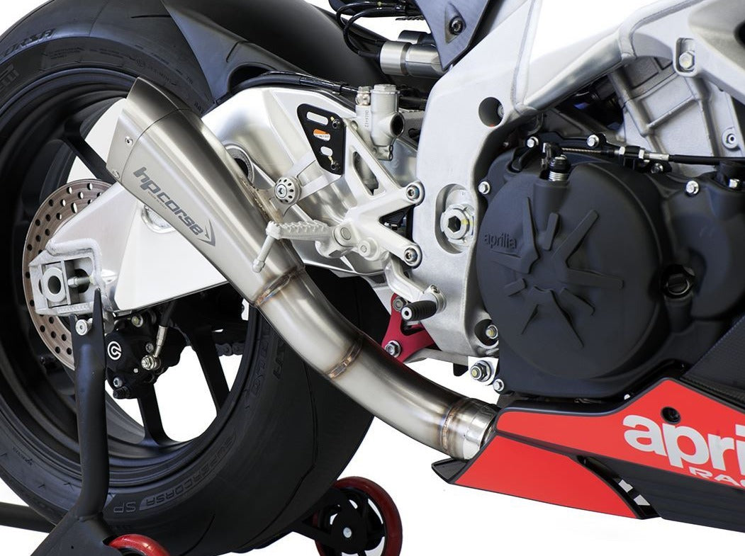 HP CORSE Aprilia RSV4 (19/20) Slip-on Exhaust "Hydroform Short Satin" (racing)