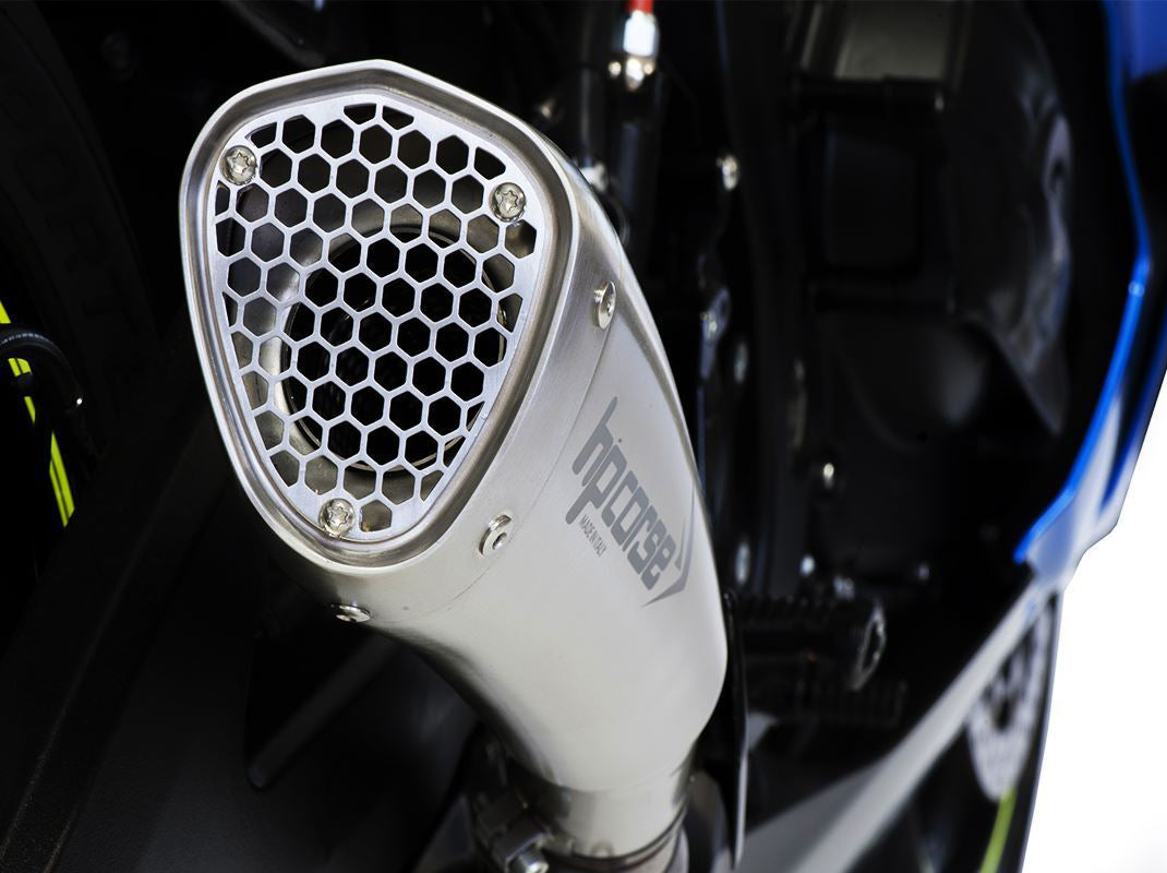 HP CORSE Suzuki GSX-R 1000 (17-20) Slip-on Exhaust "Hydroform Short R Inox Satin" (Racing)