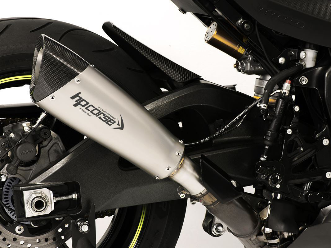 HP CORSE Suzuki GSX-R 1000 (17-20) Slip-on Exhaust "Evoxtreme 230 Titanium" (Racing)