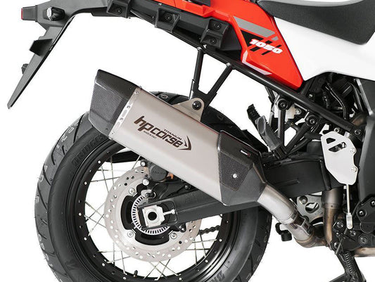 HP CORSE Suzuki V-Strom 1050 (2020+) Slip-on Exhaust "SP-3 Carbon 350 Titanium" (Euro 5)