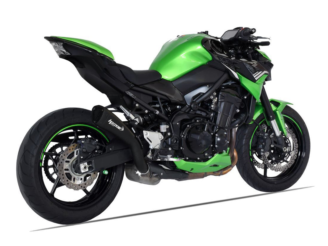 HP CORSE Kawasaki Z900 (2020+) Slip-on Exhaust "Hydroform Short R Ceramic Black" (Euro 4/5)