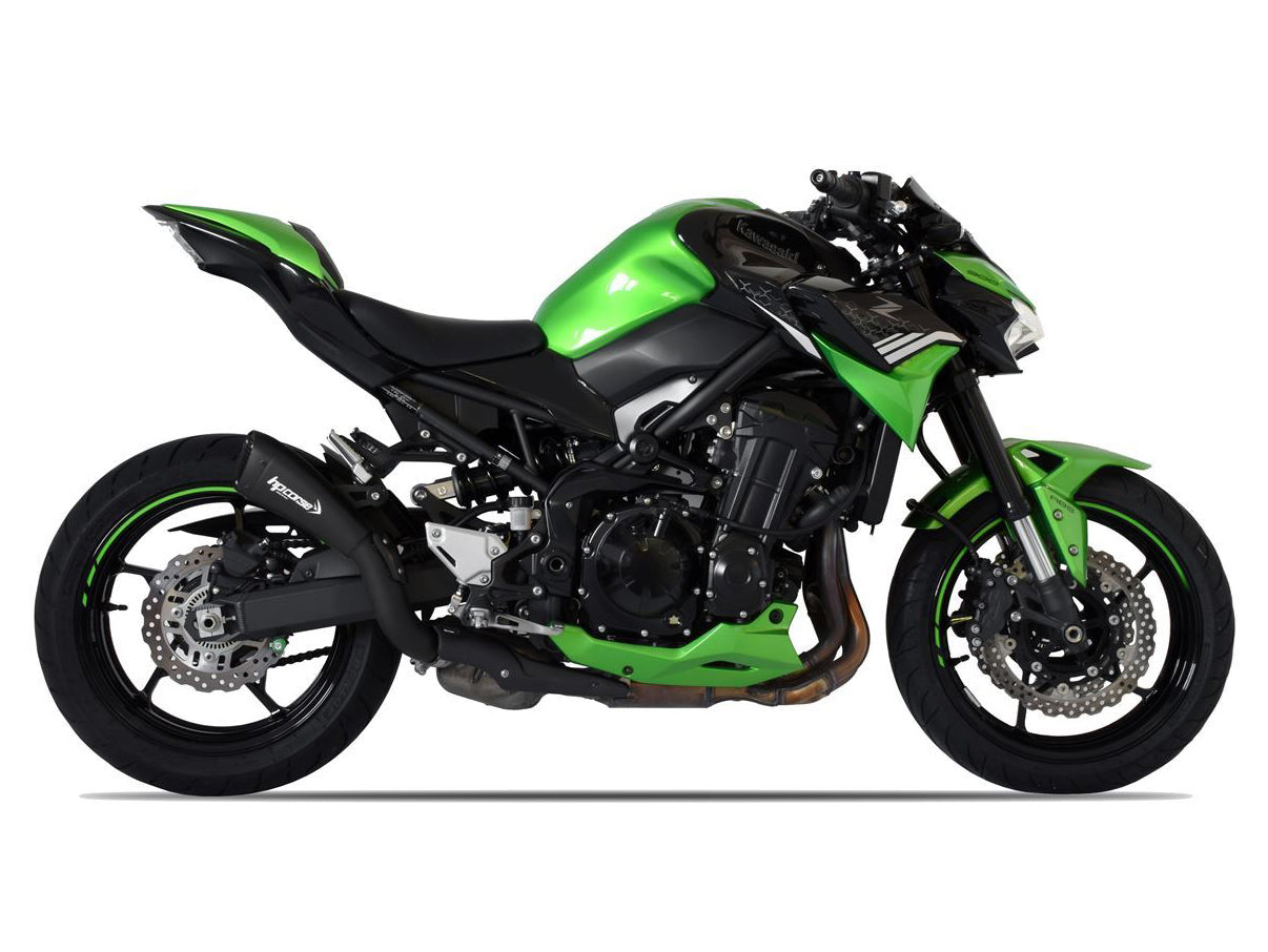 HP CORSE Kawasaki Z900 (2020+) Slip-on Exhaust "Hydroform Short R Ceramic Black" (Euro 4/5)