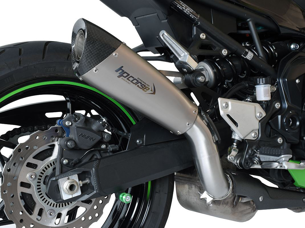 HP CORSE Kawasaki Z900 (2020+) Slip-on Exhaust "Evoxtreme 260 Titanium" (Euro 4/5)