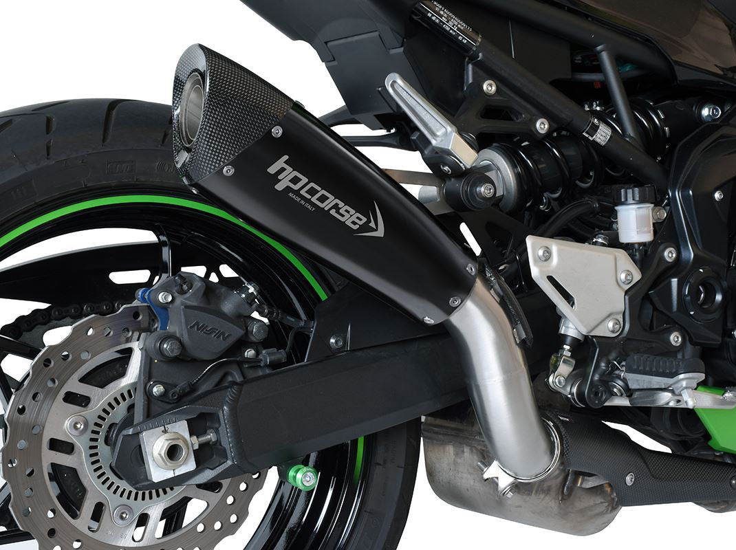 HP CORSE Kawasaki Z900 (2020+) Slip-on Exhaust "Evoxtreme 260 Ceramic Black" (Euro 4/5)