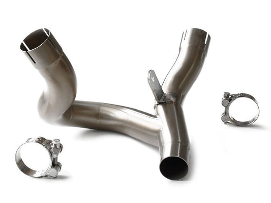 HP CORSE Ducati DesertX (2022+) 2-in-1 Header Pipes "Decatalyst"