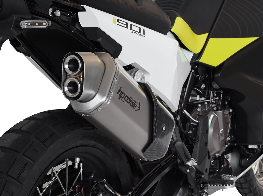 HP CORSE Husqvarna Norden 901 (2022+) Slip-on Exhaust "4-Track R Short Titanium" (Euro 5)