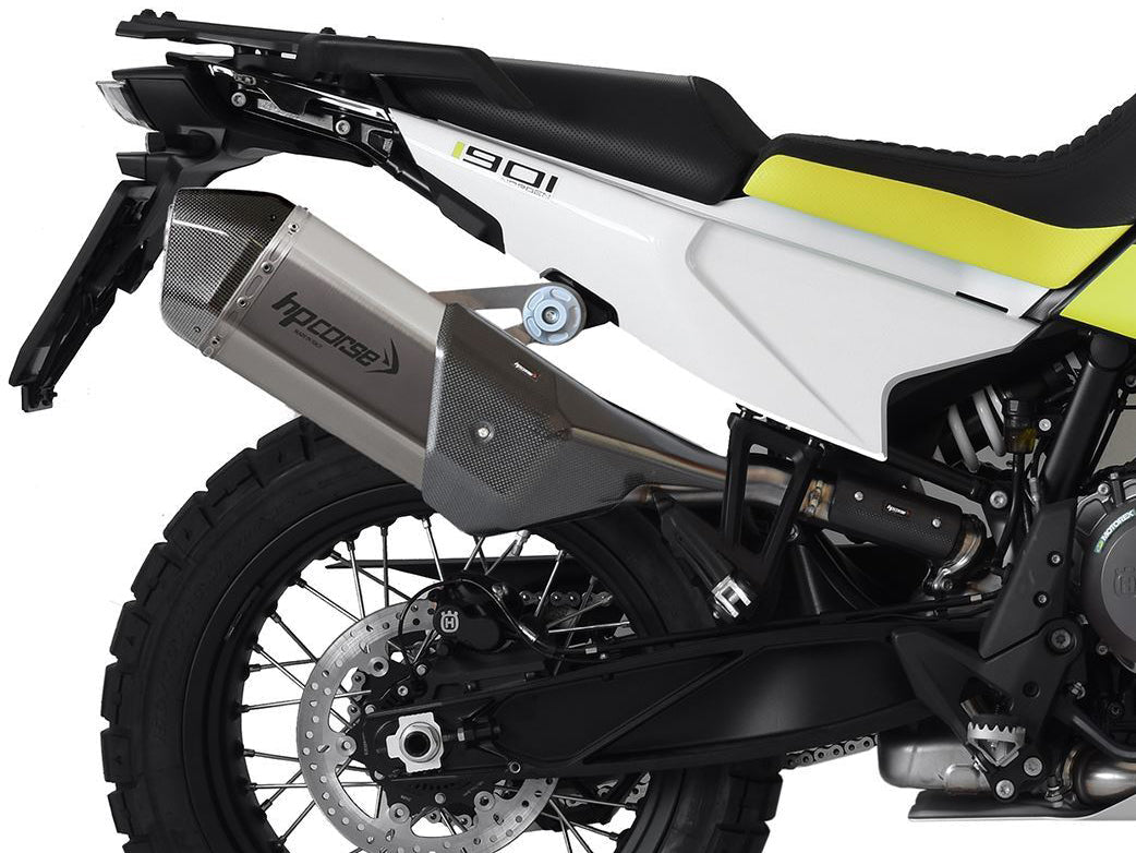 HP CORSE Husqvarna Norden 901 (2022+) Slip-on Exhaust "SPS Carbon Short Titanium" (Euro 5)