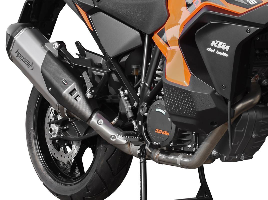 HP CORSE KTM 1290 Super Adventure Slip-on Exhaust "SPS Carbon RR Titanium" (Euro 5)