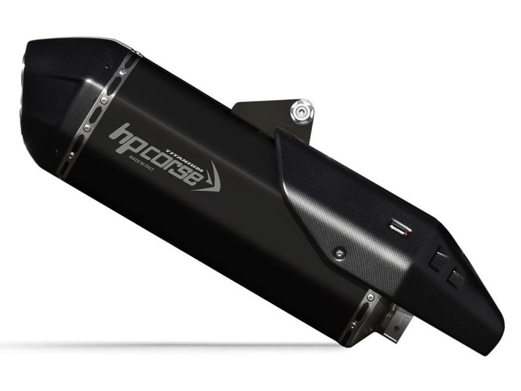 HP CORSE KTM 1290 Super Adventure Slip-on Exhaust "SPS Carbon RR Black Titanium" (Euro 5)